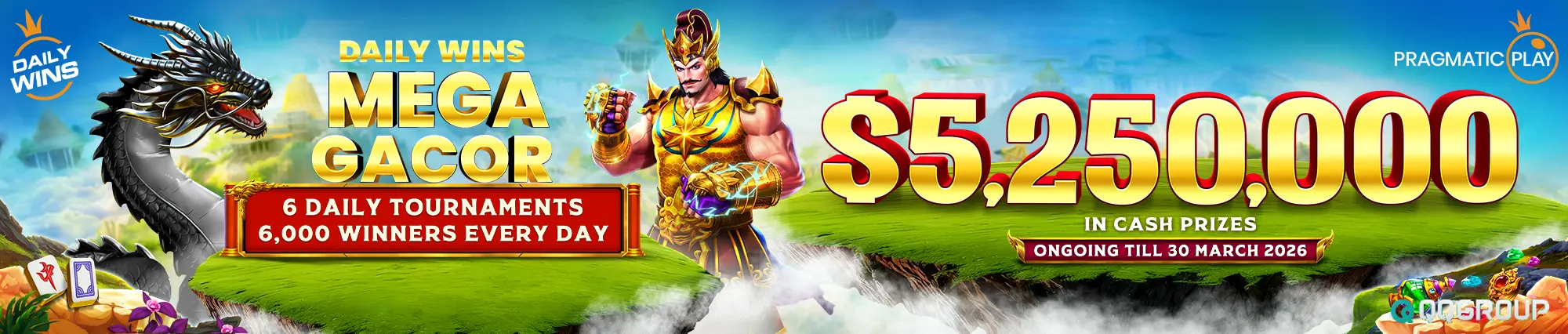 PP DAILY WINS MEGACOR (ONGOING UNTIL MARCH 30, 2026)